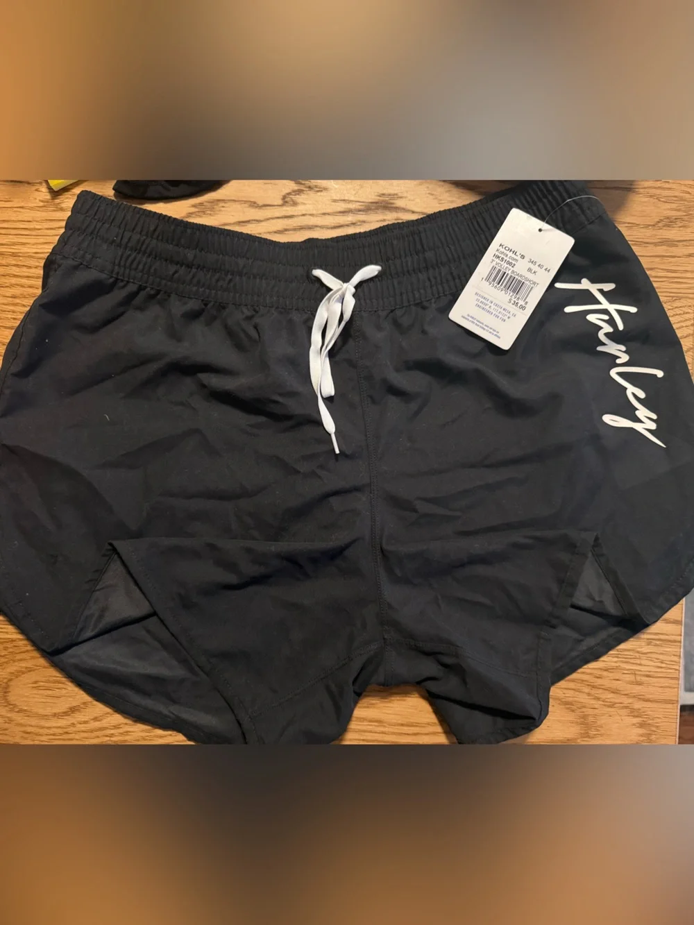 Women’s Hurley Black Boardshorts with White Logo Medium New NWT